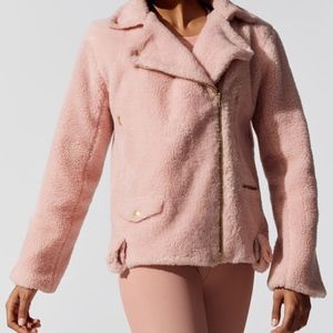 Beach Riot Pink Sherpa Jacket